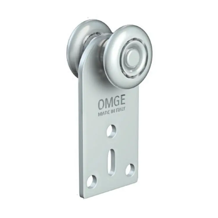 Gratis Retour Carrello con staffa 1028 Omge per scorrevole Roll Ge 20, portata 35 Kg, ruote in Acciaio diametro 24 mm
