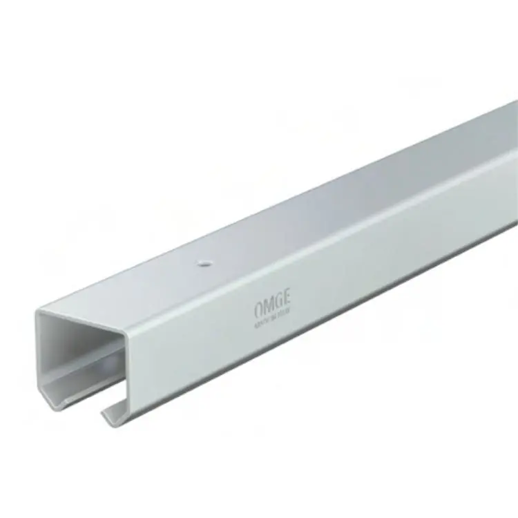 Gereduceerde Prijs Binario superiore Omge per scorrevole Roll Ge 20, portata 100 Kg, dimensioni 33x29,5 mm, in Acciaio Zincato