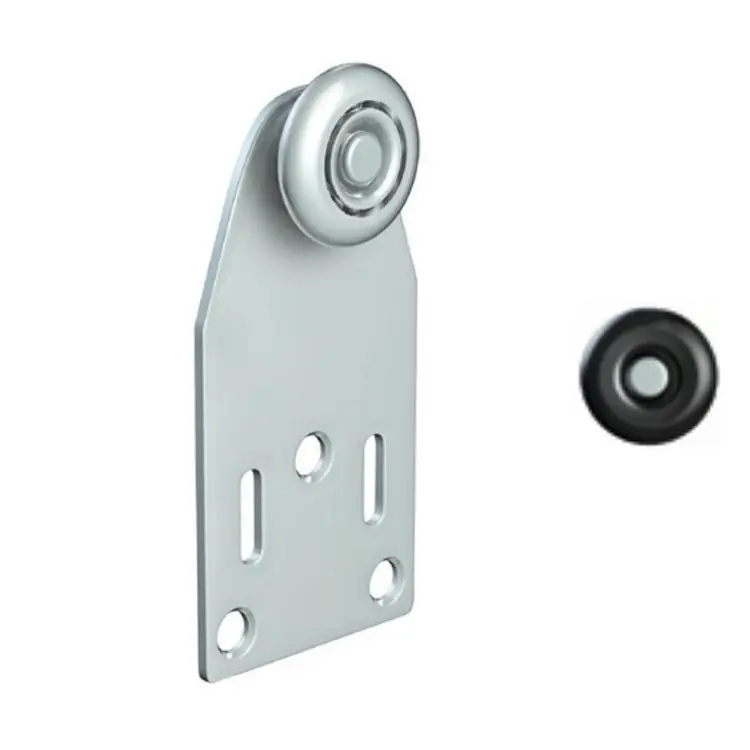 Carrello con staffa 159 Omge per scorrevole Roll Ge 150, portata 25 Kg, ruota in Acciaio-Nylon diametro 24 mm Premium