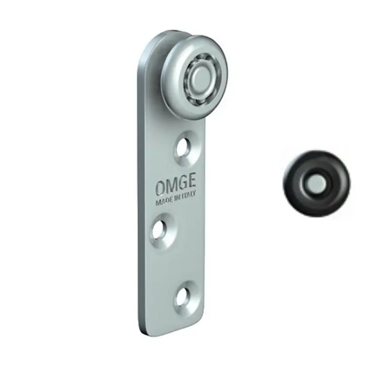 Hete Deal Carrello con staffa 1250 Omge per scorrevole Roll Ge 10, portata 5 Kg, ruota in Nylon diametro 15 mm