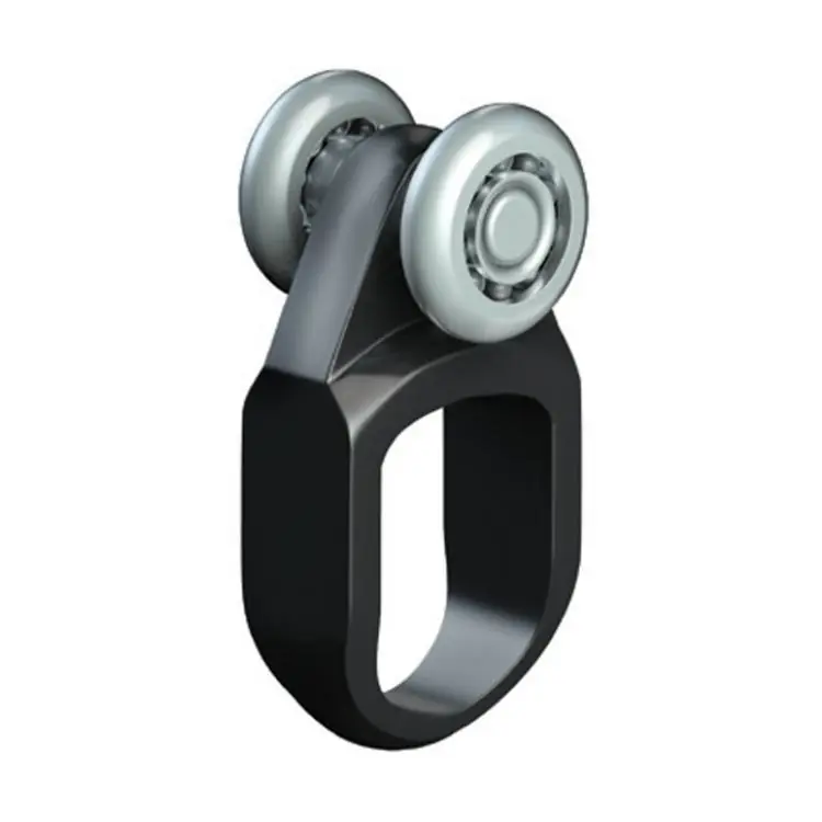 Aanbieding Carrello con asola 902 Omge per scorrevole Roll Ge 10, portata 10 Kg, ruote in Acciaio diametro 15 mm