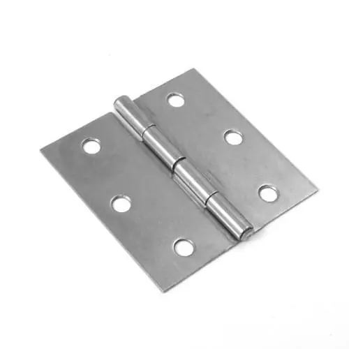 Cerniera in acciaio quadra, Acciaio zincato, Lunghezza 65 mm Altezza 65 mm Veilige Betaling