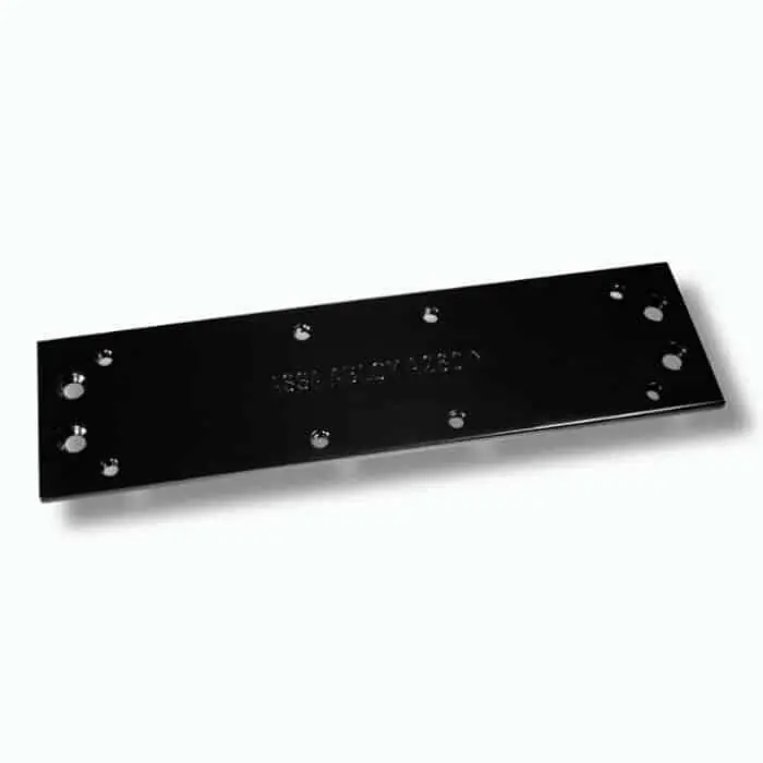 Voordeelprijs Piastra di montaggio A280 Assa Abloy, per chiudiporta DC175, finitura Nero Ral 9005