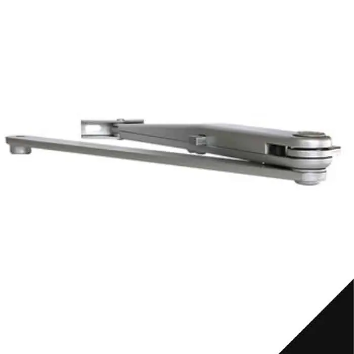 Speciale Aanbieding Braccio a compasso DCL193 Assa Abloy, con fermo inseribile, per chiudiporta serie DC300, finitura Nero Ral 9005
