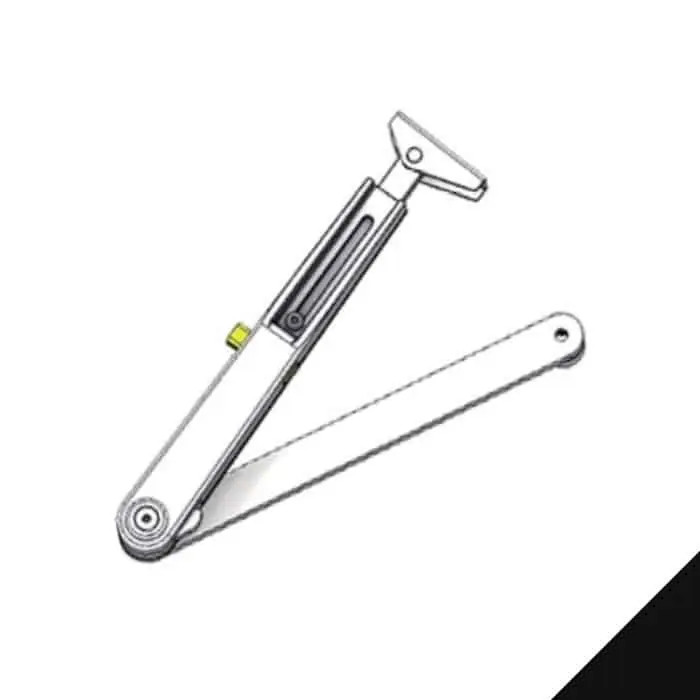 Braccio a compasso DCL142 Assa Abloy, con fermo inseribile, per chiudiporta serie DC140, finitura Nero Ral 9005 Favoriet