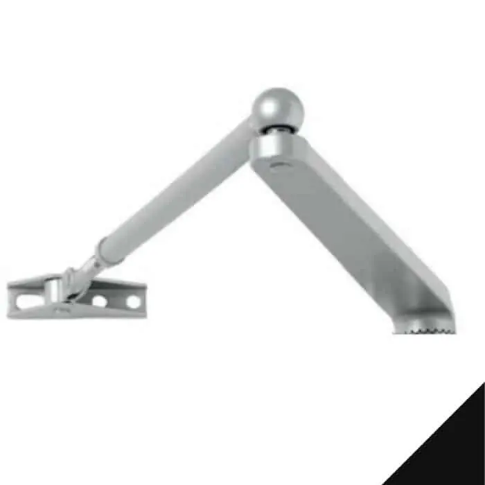 Direct Verzonden Braccio a compasso AC591 Mab Assa Abloy, senza fermo per chiudiporta serie 500, finitura Nero Ral 9005