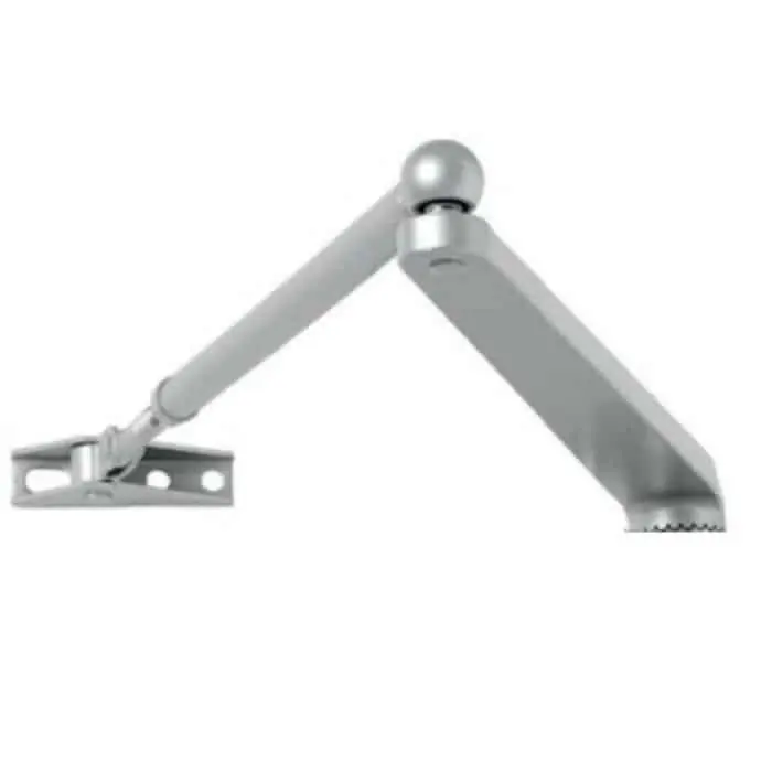 Braccio a compasso AC591 Mab Assa Abloy, senza fermo per chiudiporta serie 500, finitura Argento Hoge Kwaliteit