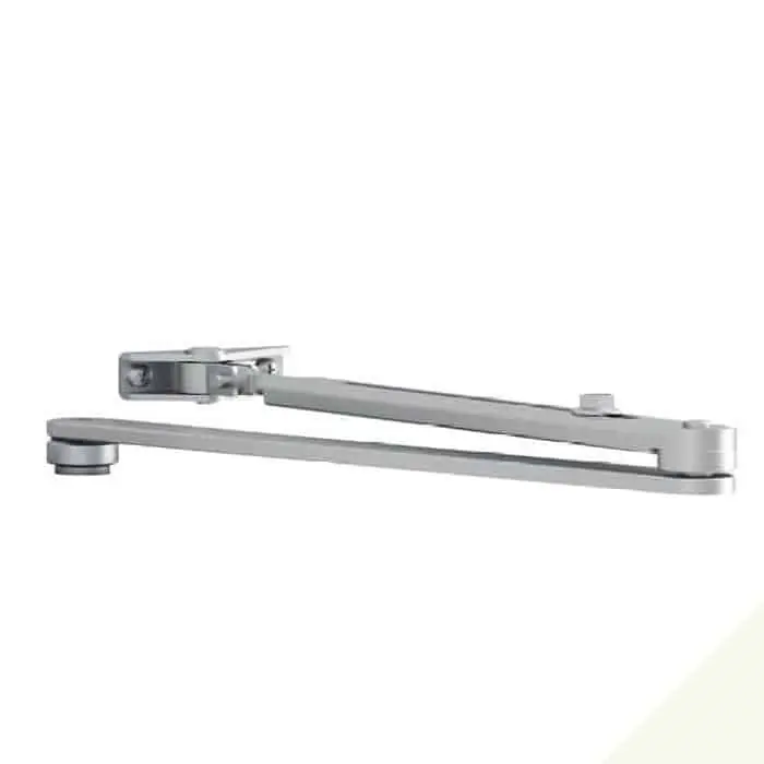 Beperkt Aanbod Braccio a compasso DCL190 Assa Abloy, senza fermo per chiudiporta serie DC300, finitura Bianco Ral 9016
