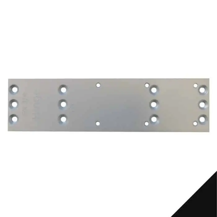 Piastra di montaggio A161 Assa Abloy, per chiudiporta DC140, finitura Nero Ral 9005 Premium