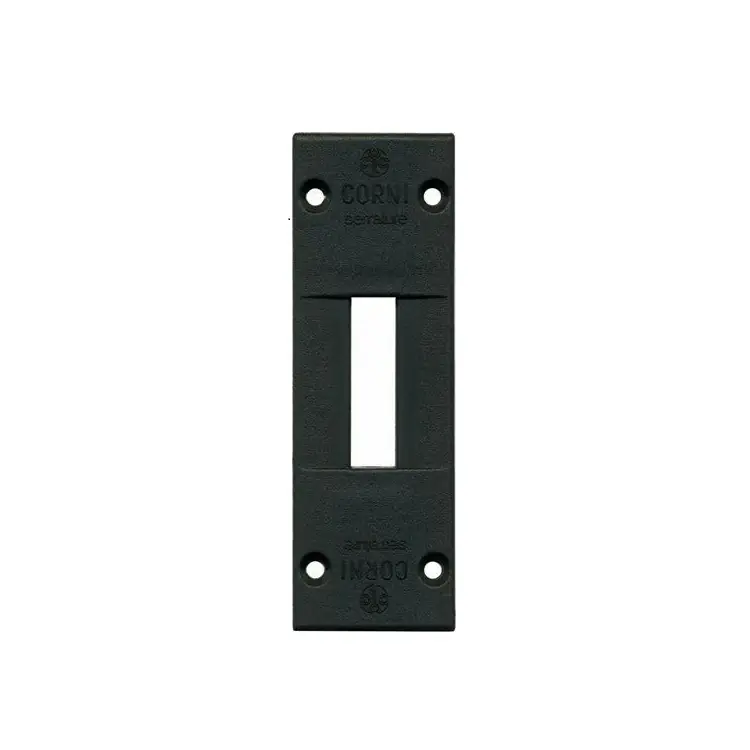 Koopje Contropiastra in Nylon Yale Y0296003000 per serratura da fascia Silver, finitura Nero