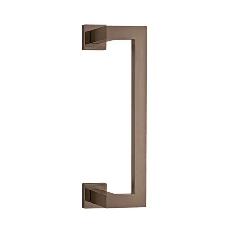 Maniglione Zancato Diana Olivari per porta, interasse 300 mm, lunghezza 347 mm, Ottone finitura SuperBronzo Satinato Superprijs