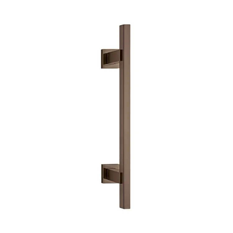 Favoriet Maniglione Diritto Bios Olivari per porta, interasse 285 mm, lunghezza 431 mm, Ottone finitura SuperBronzo Satinato