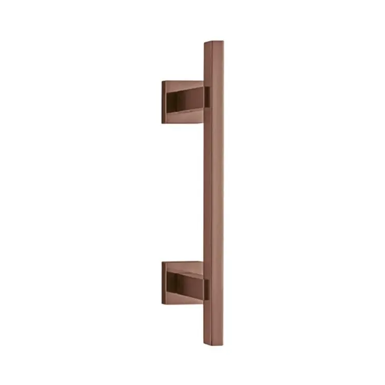 Maniglione Diritto Bios Olivari per porta, interasse 200 mm, lunghezza 315 mm, Ottone finitura SuperRame Satinato Uitverkoop