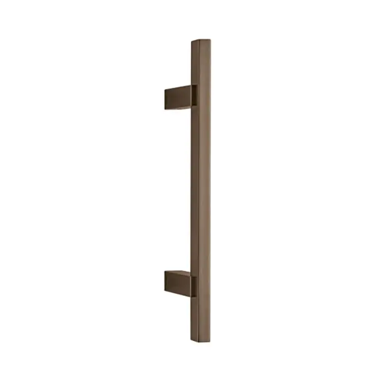 Maniglione Diritto Bios Olivari per porta, interasse 200 mm, lunghezza 315 mm, Ottone finitura SuperBronzo Satinato Betaalbaar