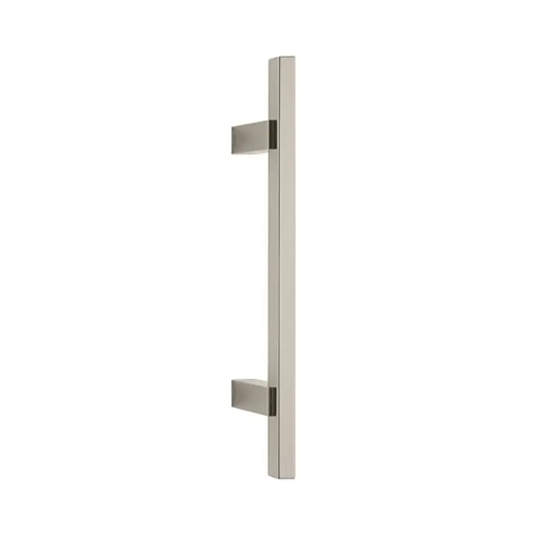 Koop Online Maniglione Diritto Bios Olivari per porta, interasse 200 mm, lunghezza 315 mm, Ottone finitura SuperInox Satinato