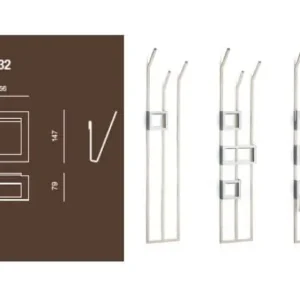 Shop Nu Porta riviste accessorio per piantana Valli Arredobagno serie Rigò L 8832