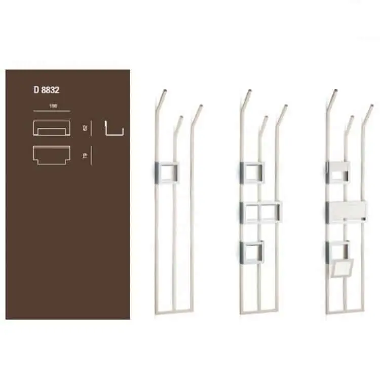 Mensola per bagno Valli Arredobagno serie Rigò D 8832 Bianco Must-Have