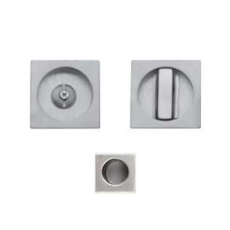 Bestseller Kit per porta scorrevole, Dialfer serie Scorri QT, per pannello spessore 44 mm, in Zalor, finitura Cromo Satinato