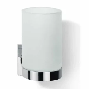 Bicchiere Portaspazzolino a parete Valli Arredobagno serie Slim C 6221 Seizoensaanbieding