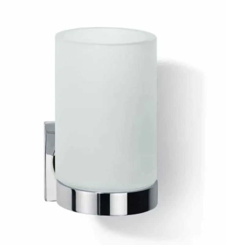 Bicchiere Portaspazzolino a parete Valli Arredobagno serie Slim C 6221 Seizoensaanbieding
