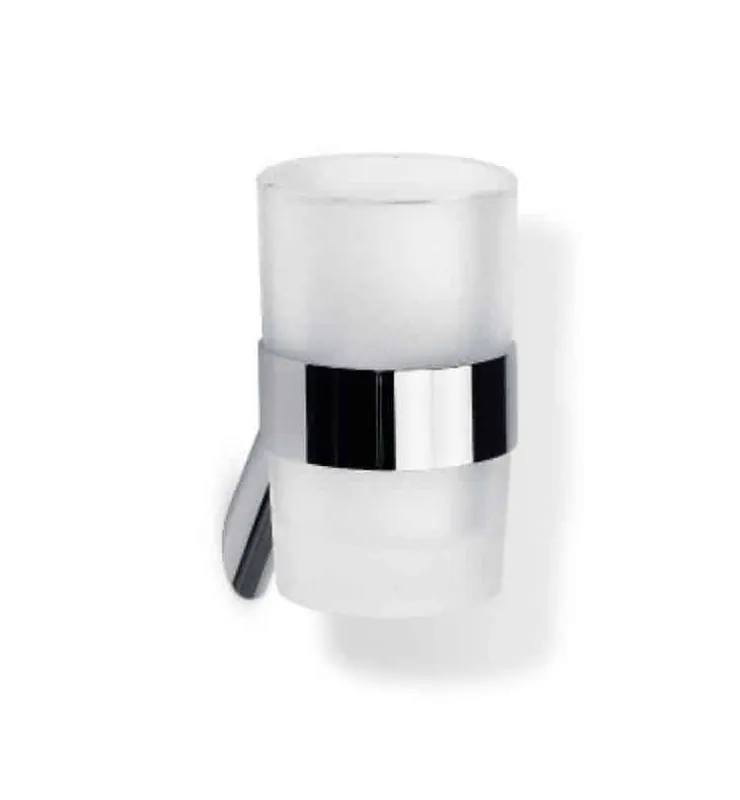 Bicchiere Portaspazzolino a parete Valli Arredobagno serie Ecco-Ecco C 5121 Snelle Levering