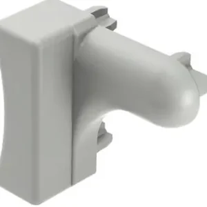 Guida per listello maniglia Häfele, guida per serrande in plastica, sinistra, colore Grigio Favoriet