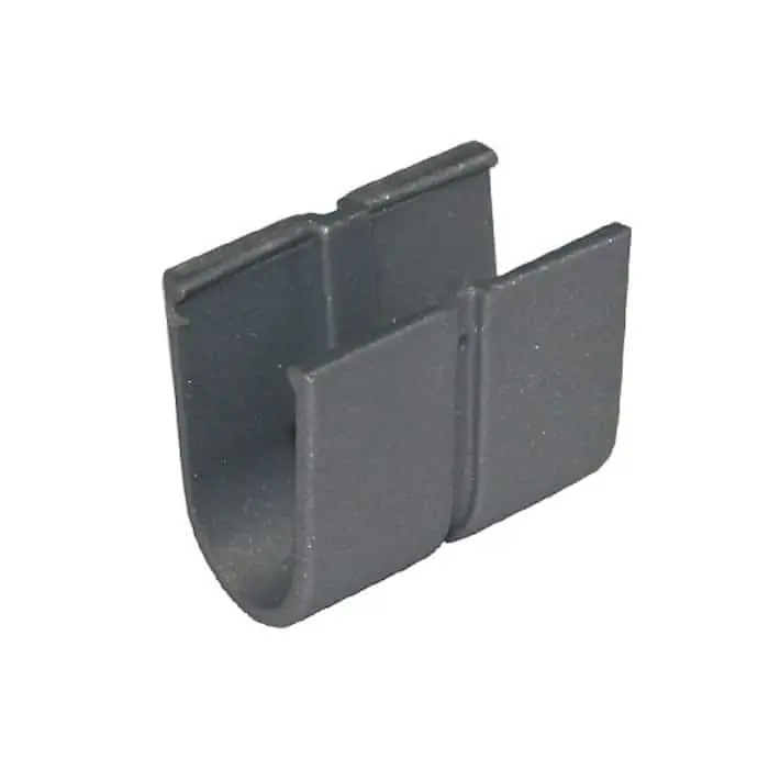 Exclusieve Aanbieding Culla centrale Fitart per supporto appenderia e tubo ovale 36x18 mm, colore Grigio