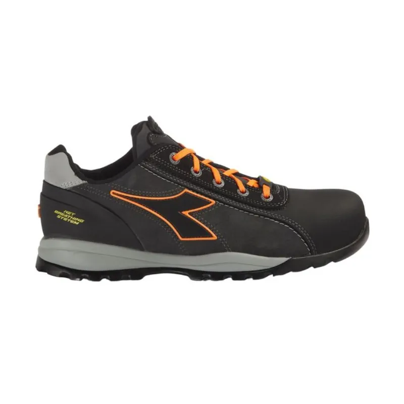 Scarpa antinfortunistica Diadora Glove Net Low Pro S3 HRO SRA ESD 701.173528 bassa in pelle Perwanger, numero 43, colore Grigio Asfalto Rechtstreeks Van De Fabrikant