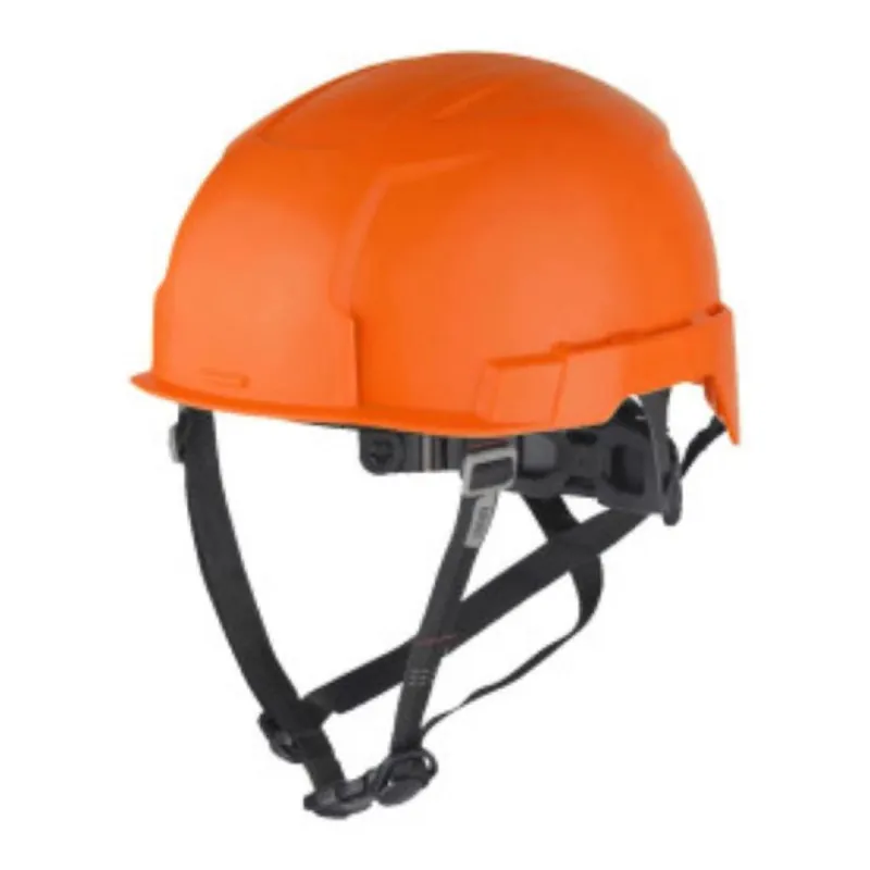 Elmetto non ventilato Bolt 200 Milwaukee, per protezione testa e viso, calotta in Lexan, schiuma interna, sottogola, finitura Arancione Betaalbaar