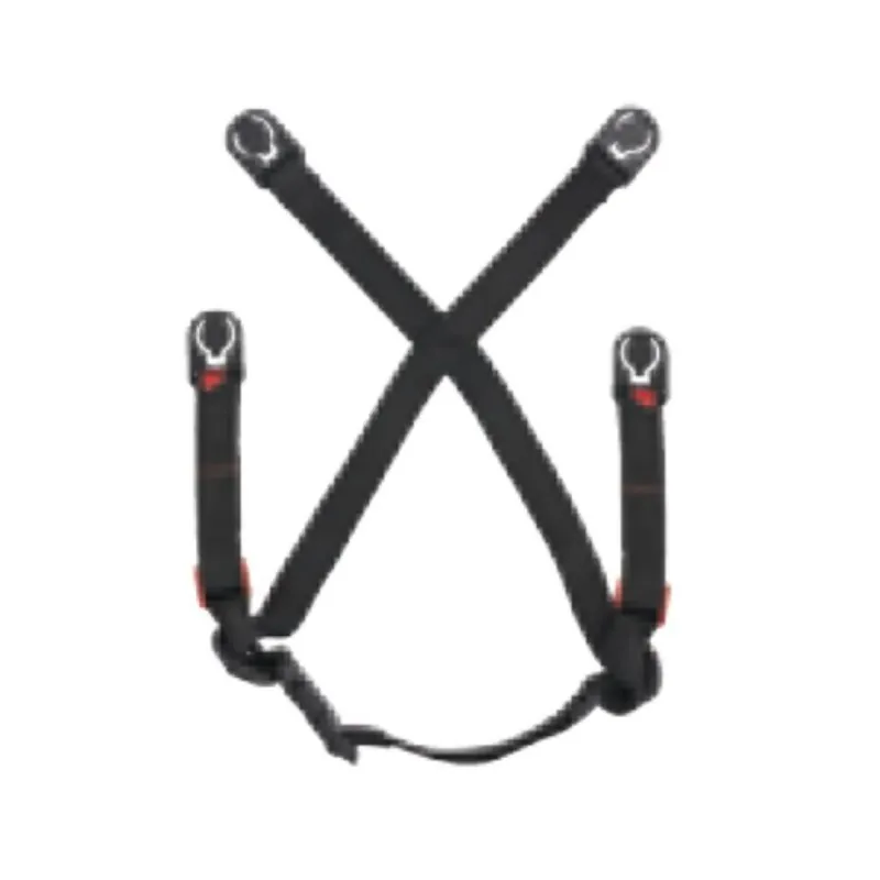 Cinturino sottogola Milwaukee EN12492, ricambio per elmetto Bolt 200, 4 punti, confezione 10 pezzi, colore Nero e Rosso Veilige Betaling