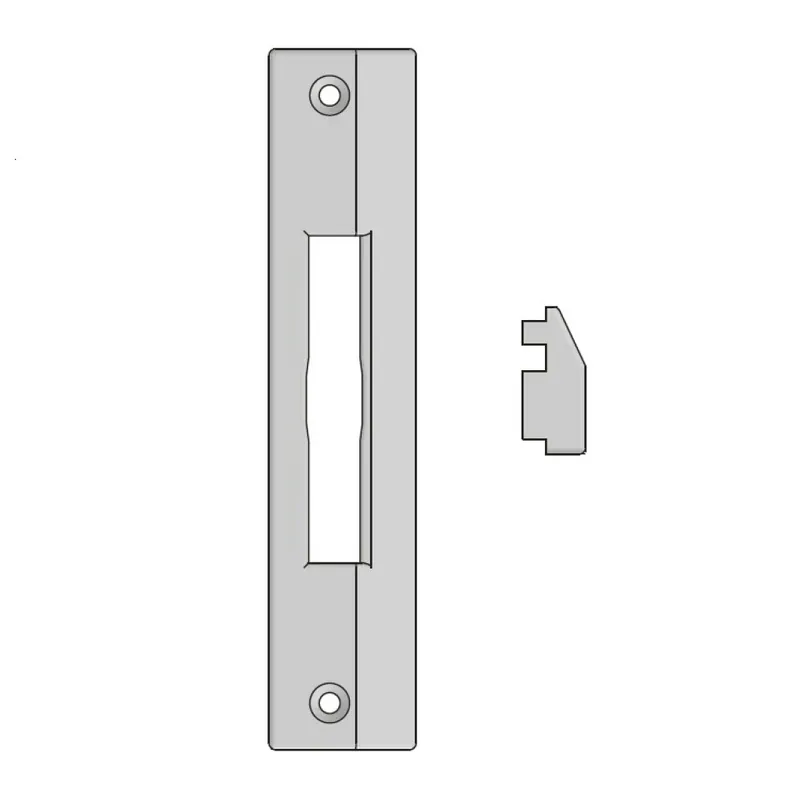 Contropiastra regolabile 03281 N Omec per profilo All-co 5 sormonto, dimensioni 31,5x150 mm, materiale Nylon Nero Tijdelijk Beschikbaar