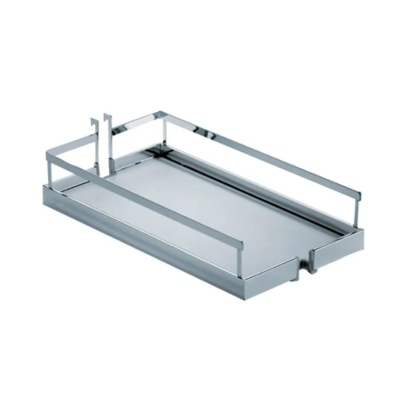Alleen Vandaag Cesto Arena Style Plus Kessebohmer per Estraibili da cucina, base 300 mm, finitura Cromo Lucido, fondo Grigio
