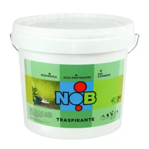 Voordeelprijs Idropittura Traspirante Ecologica Coprente Semilavabile Interni Bianca Nob 1 pz., 5 Kg