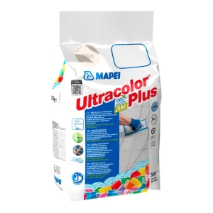 Stucco Fughe Resistente Muffa Antieffluorescenze Ceramiche Ultracolor Plus 5 kg 1 pz., Grigio cemento - 113 Betrouwbaar