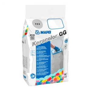 Stucco Fughe Grana Grossa Ceramiche Piastrelle Mosaici Keracolor GG Sacco 5 kg 1 pz., Bianco - 100 Favoriet