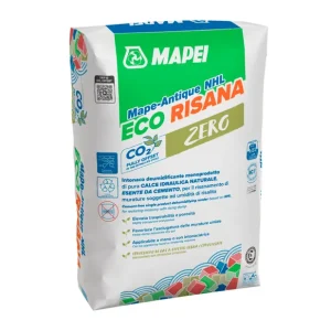 Favoriet Intonaco Deumidificante A Base Calce Mape Antique NHL Eco Risana 20 Kg