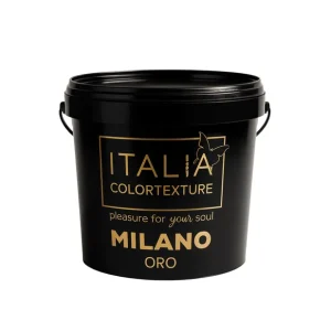 Veilige Betaling Decorativo Murale Milano Interni Colore Oro Effetto Seta Riflessi Perlescenti 1 pz., 1.25 kg