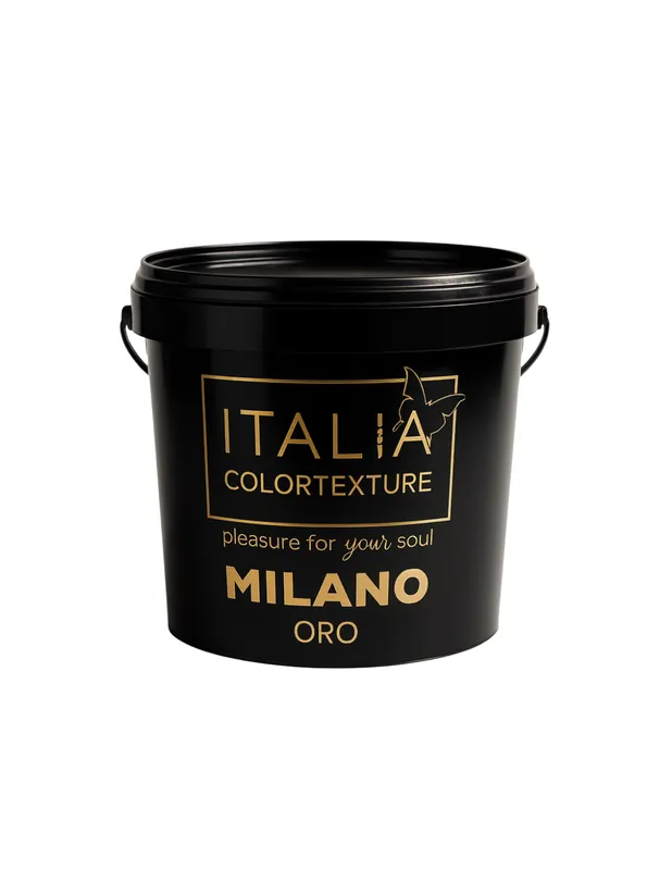 Veilige Betaling Decorativo Murale Milano Interni Colore Oro Effetto Seta Riflessi Perlescenti 1 pz., 1.25 kg