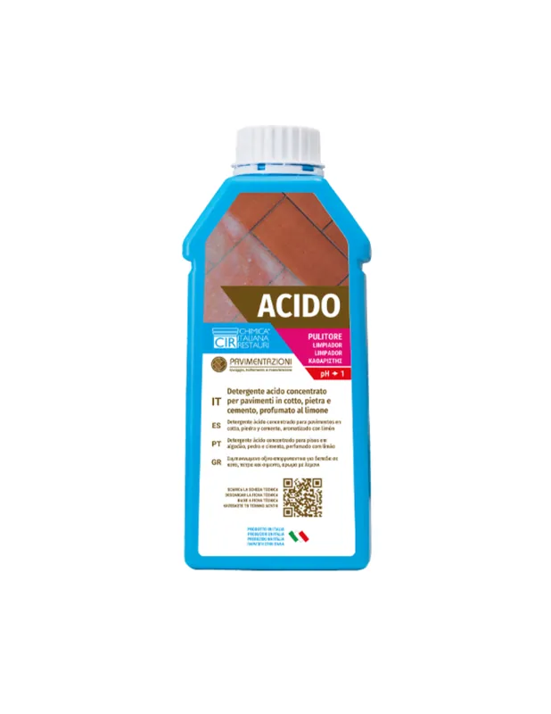 Detergente Acido Concentrato Profumato per Pavimenti da 1 lt Acido Aanbieding