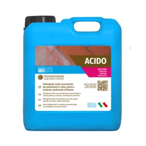 Korting Detergente Acido Concentrato Profumato per Pavimenti da 5 lt Acido