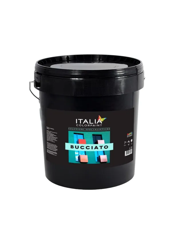Bucciato Quarzo Plastico Sabbioso Buccia Arancia Vari Formati Italia Colorpaint 4 lt, 1 pz. Beperkt Aanbod