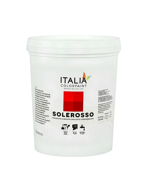 I Pre Trattamenti Primer Solerosso Fissativo Acrilico Uniformante Trasparente 1 pz., 1 lt Superprijs