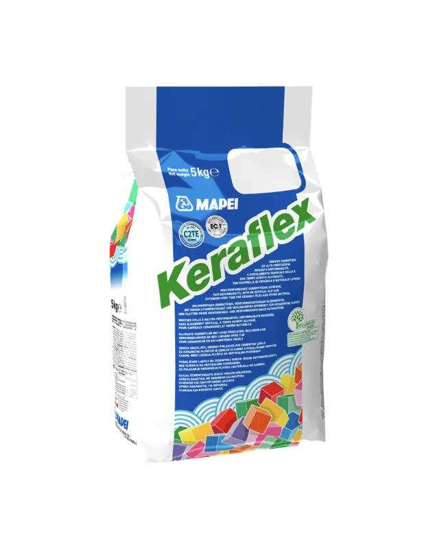 Adesivo Cementizio Piastrelle Presa Rapida Keraflex Colore Bianco 5 kg Speciale Aanbieding