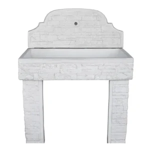 Uitverkoop Pilozza Lavabo Serie Muraglietto 100 x 50 x h.20 cm Completa Piedi Frontalino