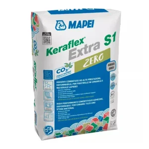 Adesivo Piastrelle Keraflex Extra S1 Zero Colore Grigio Sacco 25 Kg Voordeelprijs