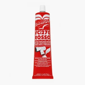 Bestel Nu Adesivo Sigillante Rosso Semidenso VC 270 Tubi Raccordi Giunzioni Pvc 1 pz., 125 g