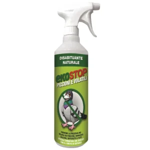 Disabituante Naturale Pronto All‘Uso Piccioni Volatili Spray 750 ml Ekostop Meest Verkocht
