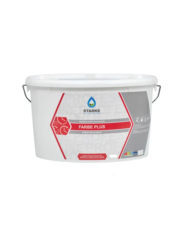 Bestseller Farbe Plus Pittura Murale Acrilica Superlavabile Eccellente Copertura Opacità 1 pz., 5 lt