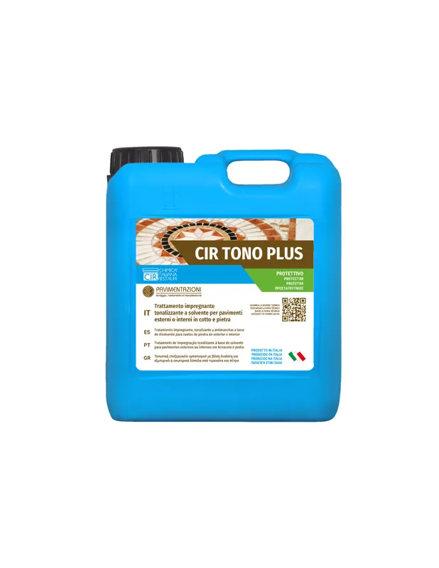 Impregnante Tonalizzante Antimacchia Effetto Bagnato Pavimenti Tono Plus 5 lt Snelle Levering