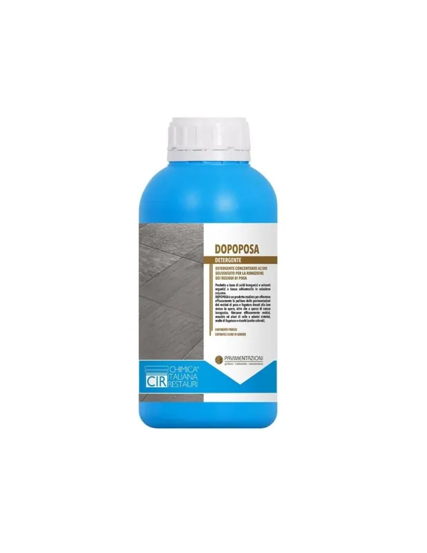 Detergente Concentrato Acido Solventato Rimuovere Sporco Residui Dopo Posa 1 lt Fabrieksprijs